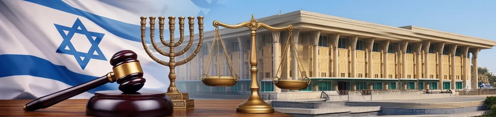 כנסת ישראל, דגל המדינה ומאזני הצדק